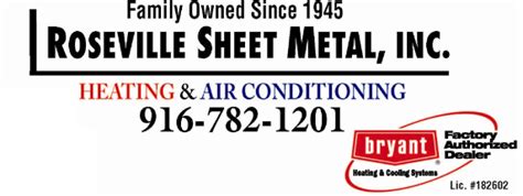 roseville sheet metal heating and air|roseville sheet metal inc.